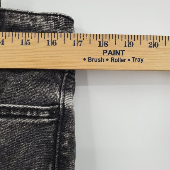 Calvin Klein Slim Denim Pants Jeans Men Size 34 X 32 Gray Acid Wash Cotton - Picture 12 of 14